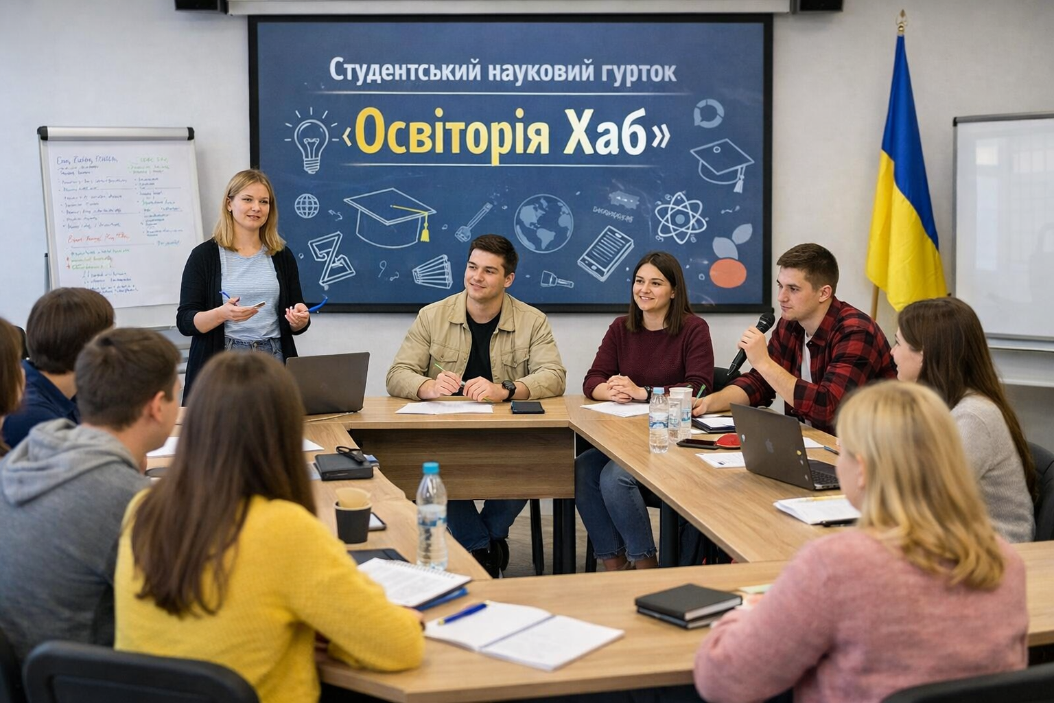 Засідання студентського наукового гуртка «Освіторія Хаб»